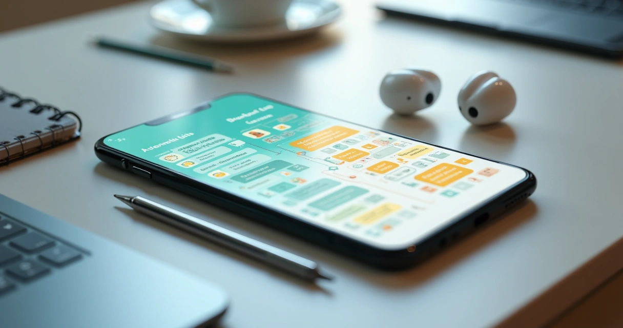 Comparação visual entre agenda automatizada e listas de distribuição no WhatsApp em um painel dividido